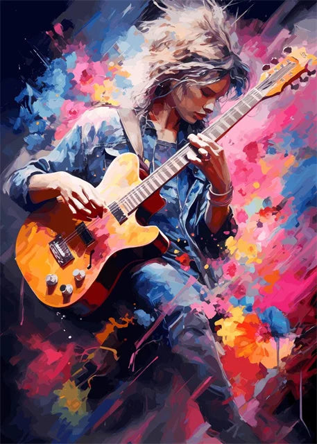 Colourful Music Icons Canvas Prints