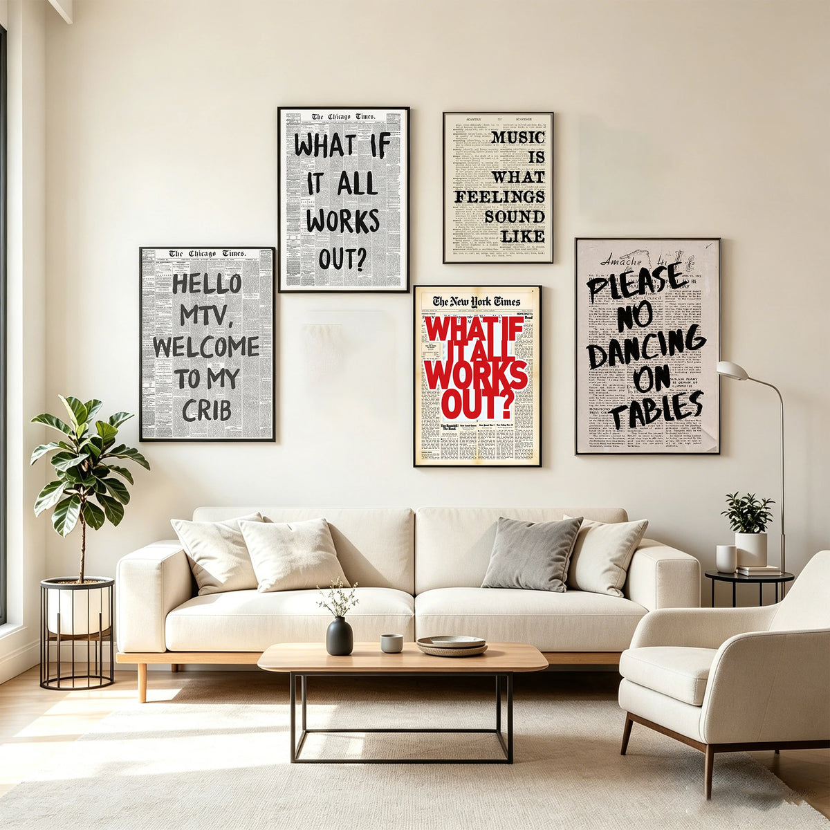 What A Good Day Newspaper Canvas Prints