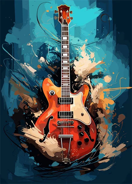 Colourful Music Icons Canvas Prints