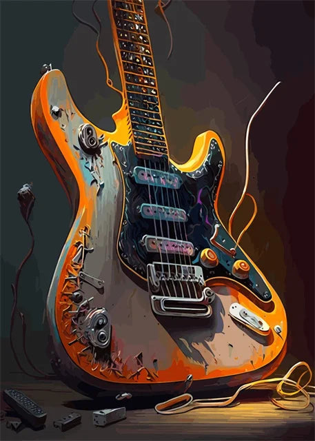 Colourful Music Icons Canvas Prints