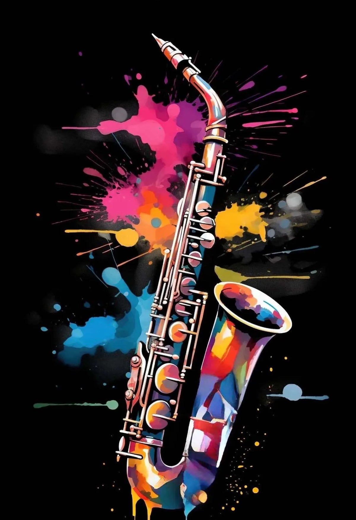 African Drum and Guitar Canvas Prints