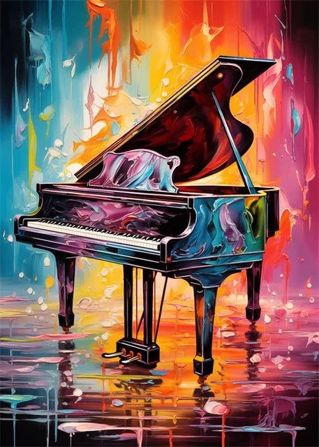 Colourful Music Icons Canvas Prints