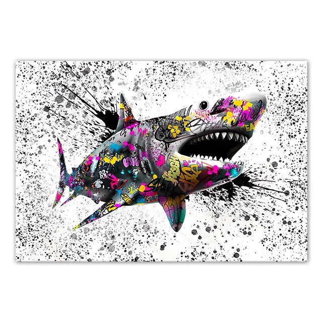Graffiti Hands and Love Canvas Prints