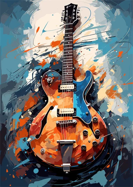 Colourful Music Icons Canvas Prints