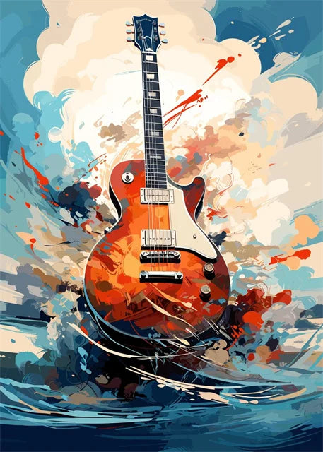 Colourful Music Icons Canvas Prints