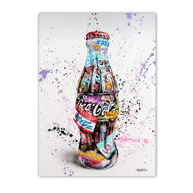 Graffiti Hands and Love Canvas Prints
