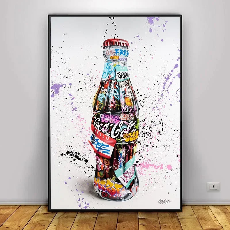 Graffiti Hands and Love Canvas Prints