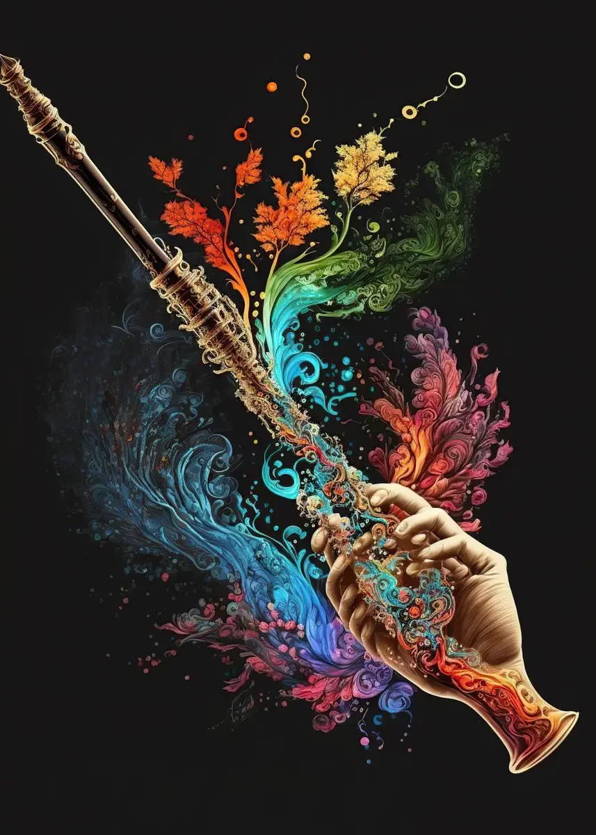 Colourful Musical Notes Canvas Prints