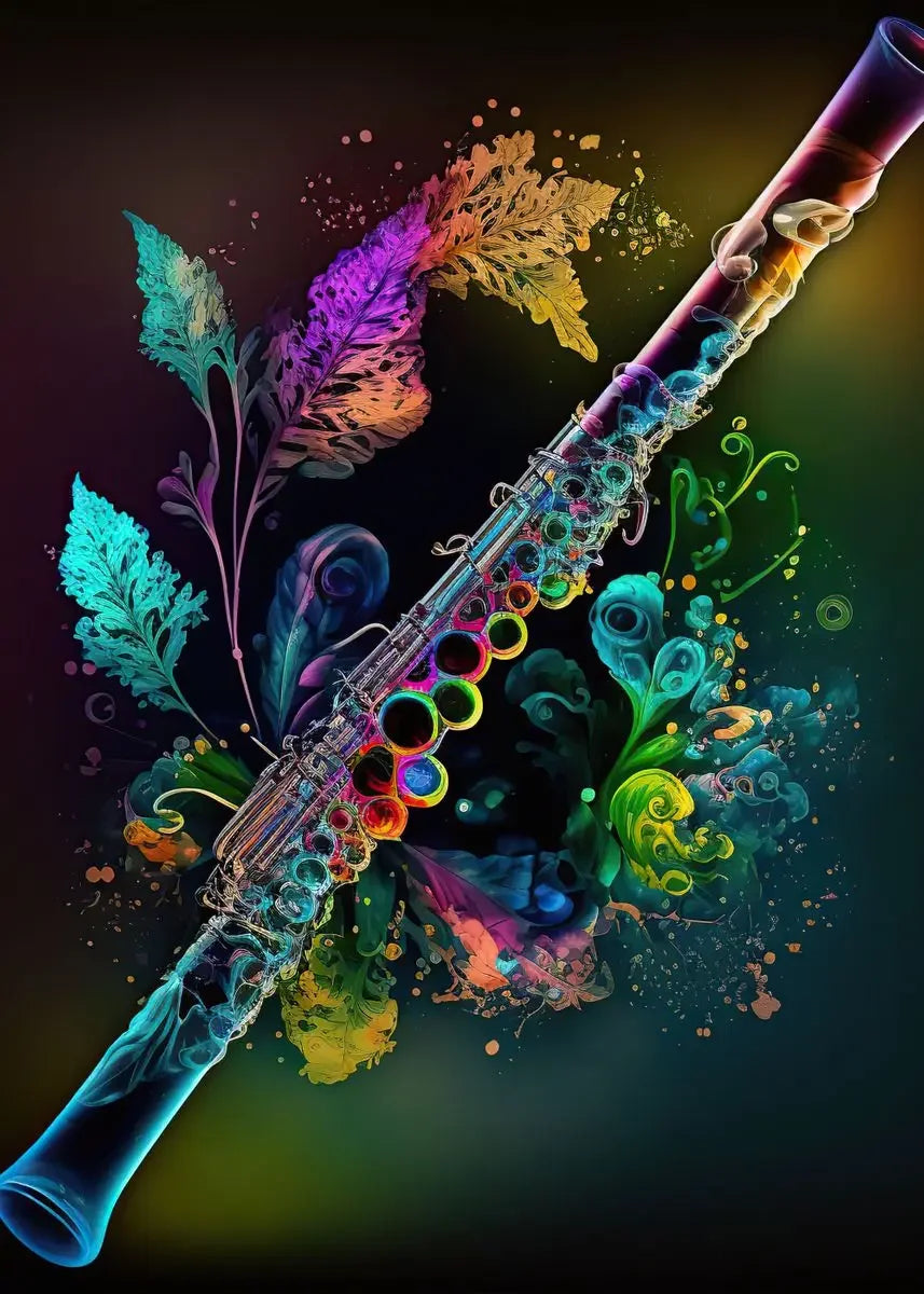 Colourful Musical Notes Canvas Prints