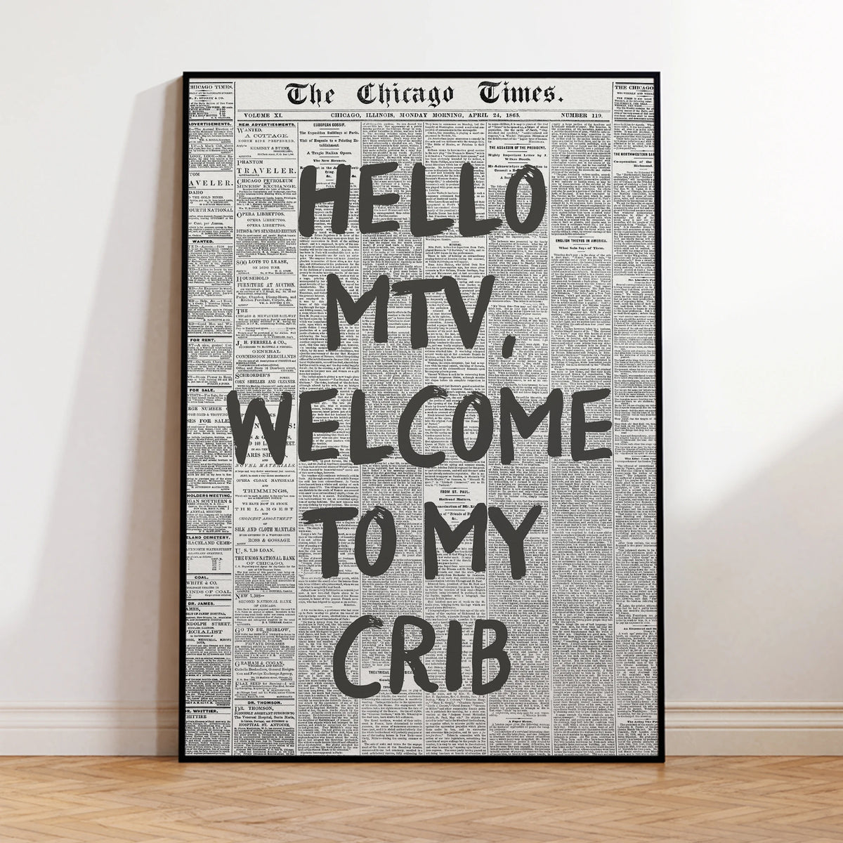 What A Good Day Newspaper Canvas Prints