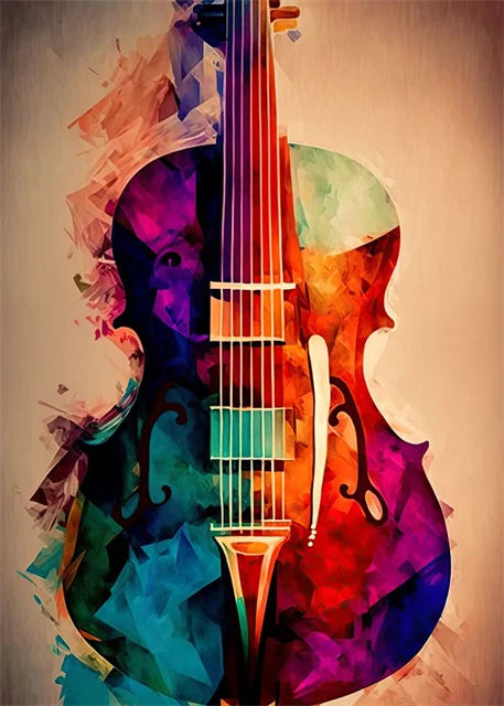 Colourful Music Icons Canvas Prints