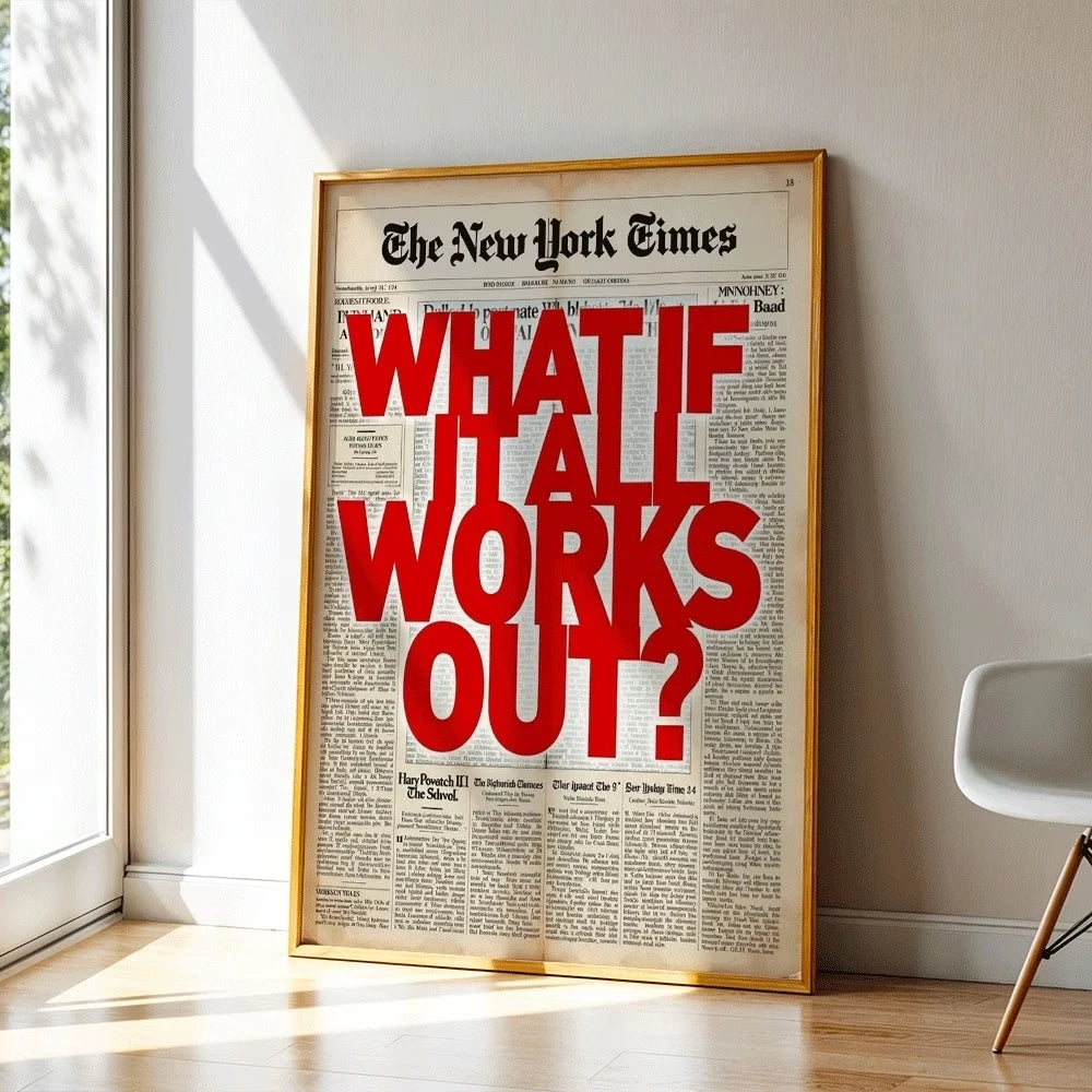 What A Good Day Newspaper Canvas Prints