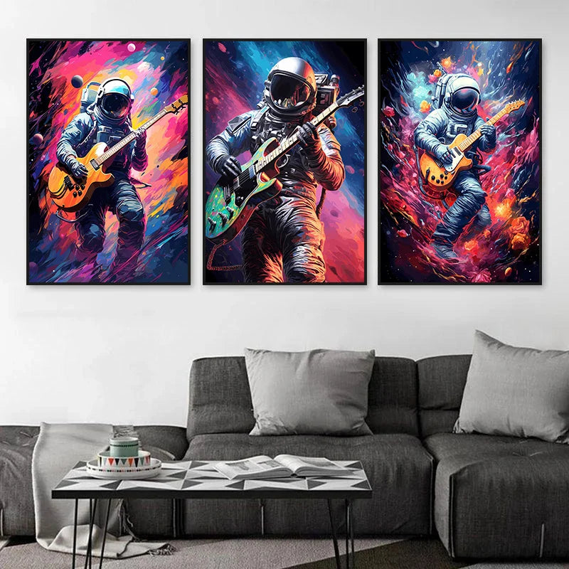 Colourful Music Icons Canvas Prints