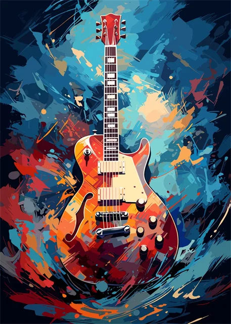 Colourful Music Icons Canvas Prints