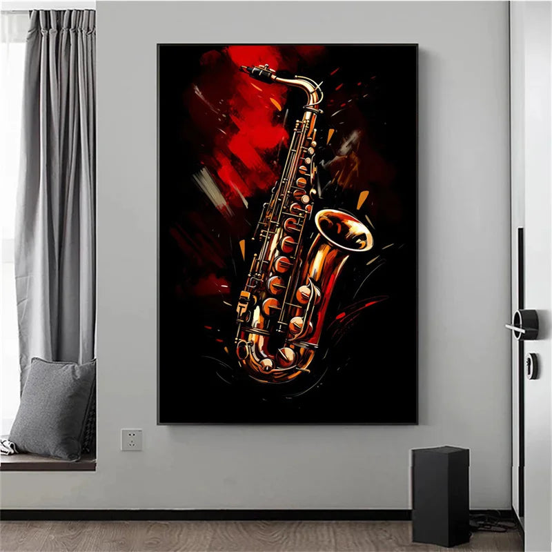 Colourful Music Icons Canvas Prints